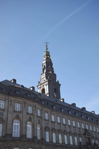 Kopenhag Danimarka Ekim 2018 Christiansborg Sarayı Manzarası — Stok fotoğraf