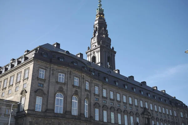 Kopenhagen Denemarken Oktober 2018 Uitzicht Paleis Christiansborg — Stockfoto