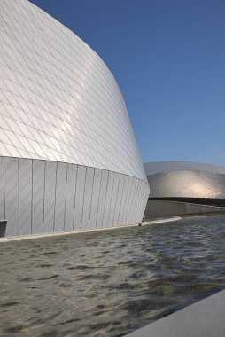 Kopenhag, Danimarka - 11 Ekim 2018 : Ulusal Akvaryum Danimarka Görünümü