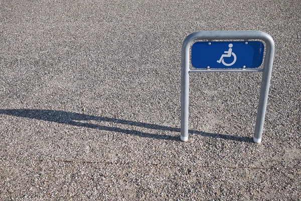 Kopenhagen Dänemark Oktober 2018 Behindertenparkschild — Stockfoto