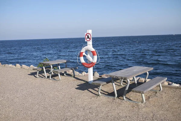 Copenhagen Denmark October 2018 Outdoor Tables National Aquarium Denmark — Stock Photo, Image