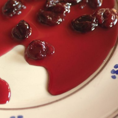 Şeker şurubu siyah kiraz