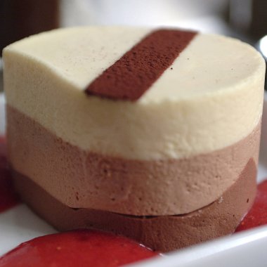 Çilek kek ile Dondurulmuş damla şekilli kek