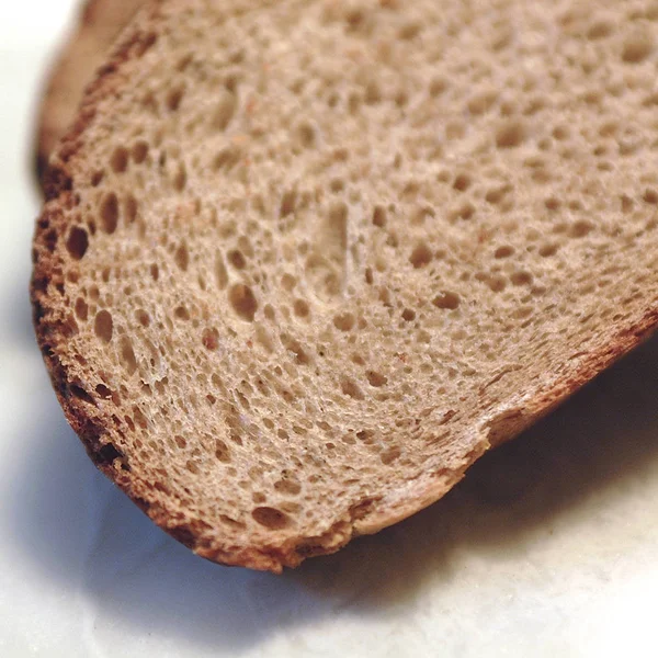 Wholeflour Bread Slices Close — Stock Photo, Image