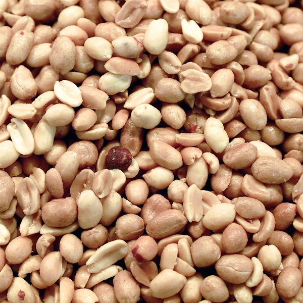 Jordnötter som säljs på marknaden — Stockfoto
