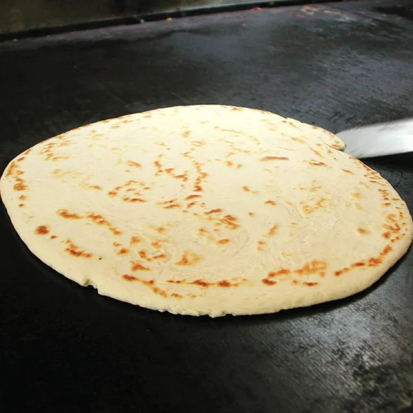 Piadina Romagnola, typická mouka z chleba — Stock fotografie