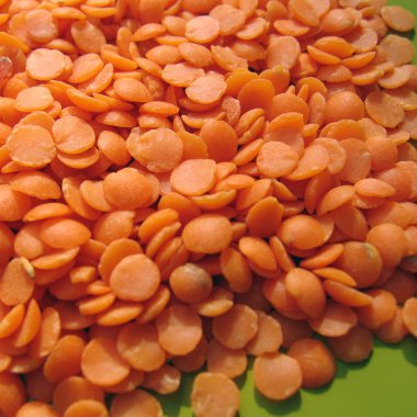 Kuru Kırmızı mercimek yakın