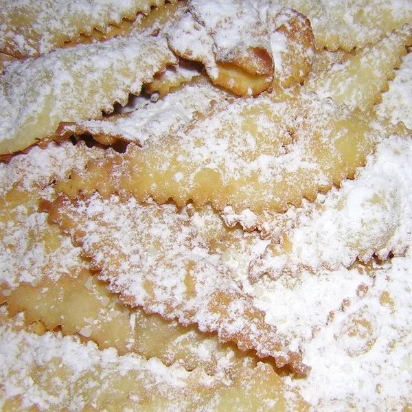Włoskie Słodycze Karnawałowe Zwane Frappe — Zdjęcie stockowe