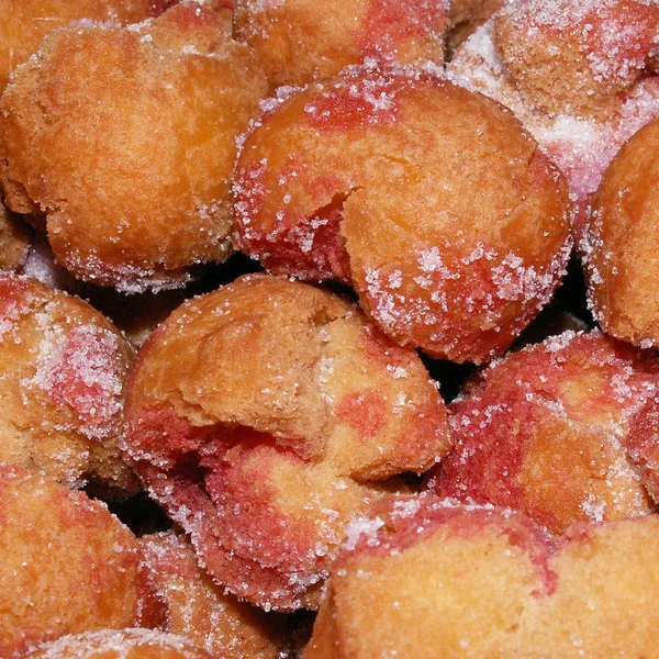 Włoskie Słodycze Karnawałowe Zwane Castagnole — Zdjęcie stockowe