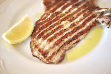 Milano, İtalya - 20 Temmuz 2017 : Domuz bifteği