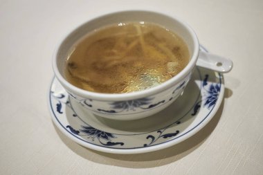 öğle yemeği için çin çorbası sıcak çorba
