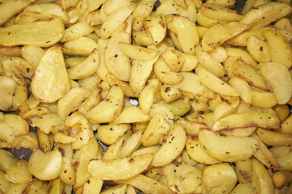 Geroosterde Aardappelen Als Bijbestelling — Stockfoto