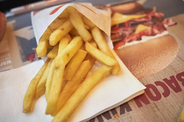 Milan Italy February 2018 French Fries — Stock Photo, Image