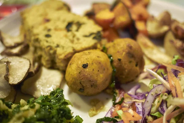 Surtido Platos Vegetarianos Cerca —  Fotos de Stock