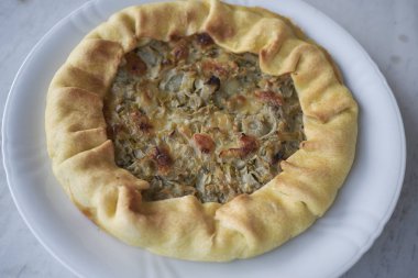 Belçika endive tart yakın