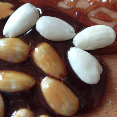 Soyulmuş Badem kırılgan yakın