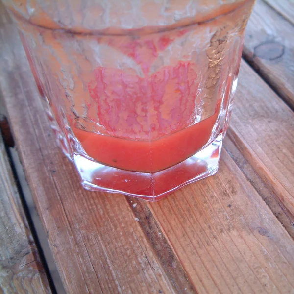 Jugo Tomate Vaso — Foto de Stock