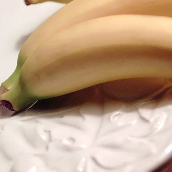 Спелые Бананы Подносе — стоковое фото