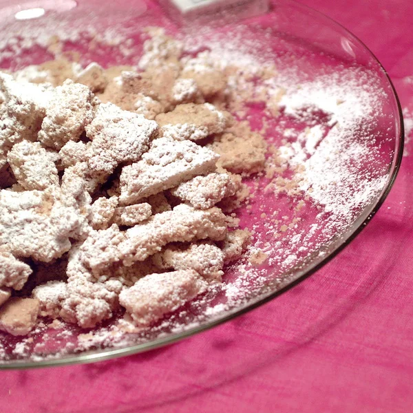 Almond Biscuits with powder sugar