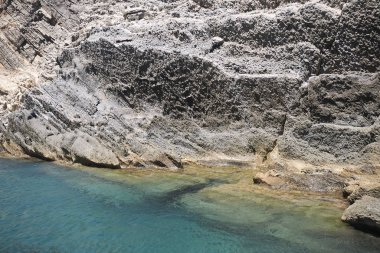 Ibiza, Balear Adaları, İspanya - 31 Ağustos 2015: Tago Mago adası