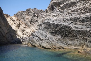 Ibiza, Balear Adaları, İspanya - 31 Ağustos 2015: Tago Mago adası