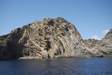 Ibiza, Balear Adaları, İspanya - 31 Ağustos 2015: Tago Mago adası