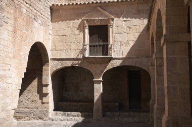 Ibiza, Balear Adaları, İspanya - 31 Ağustos 2015: Eivissa eski şehir