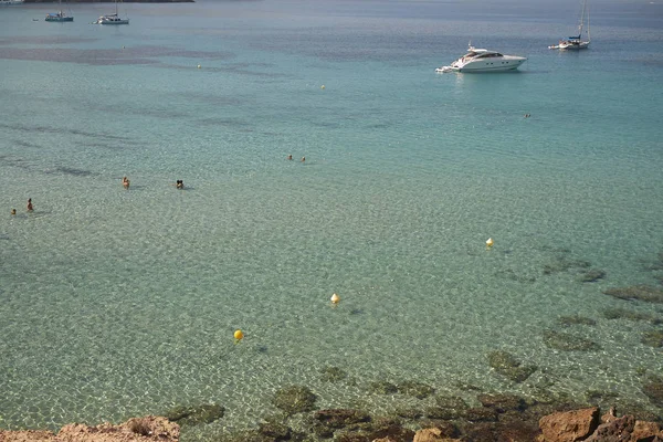 Cala Tarida Ibiza Islas Baleares Agosto 2014 Vista Cala Tarida —  Fotos de Stock