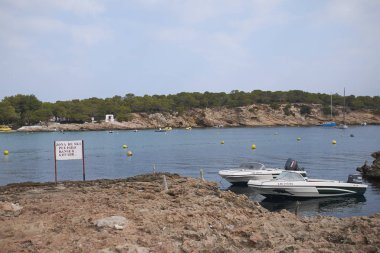 Ibiza, Balear Adaları, İspanya - 31 Ağustos 2015: Cbbc beach club