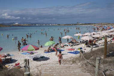 Platja de ses Illetes görünümü