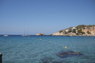 Cala d'Hort, İbiza manzarası