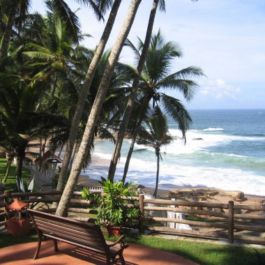 Kovalam, Hindistan - 02 Haziran 2004 : Kovalam Plajı