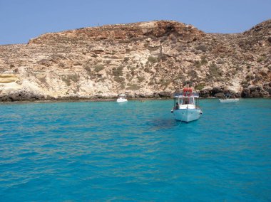 Lampedusa, İtalya - 04 Eylül 2009: Lampedusa 