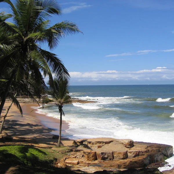 Kovalam, Índia - 02 de junho de 2004: Praia em Kovalam — Fotografia de Stock