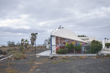 Lanzarote, İspanya - 26 Ağustos 2015 : Mcdonald's' ın Puerto del carmen restoranı