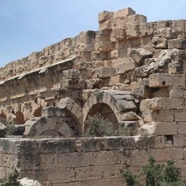 Tolemaide, Libya - 10 Mayıs 2002: Tolemaide antik kalıntıları