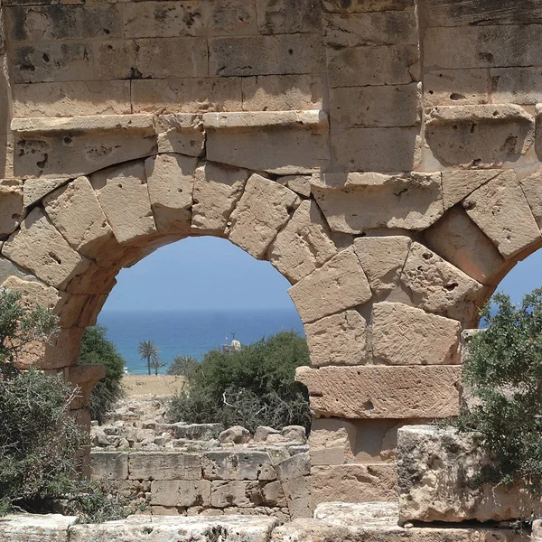 Tolemaide Libia Maja 2002 Starożytne Ruiny Tolemaide — Zdjęcie stockowe
