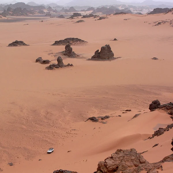 Ubari Desert Libië Mei 2002 Uitzicht Woestijn Van Ubari — Stockfoto