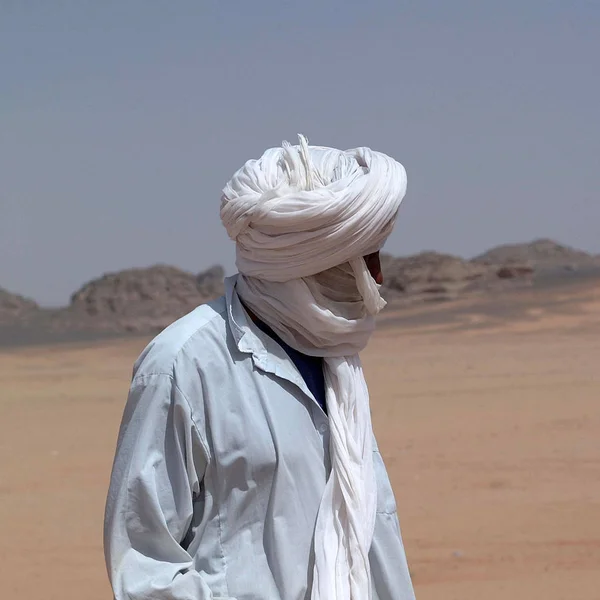 Ubari Desert Libya May 2002 Tuareg — Stock Photo, Image