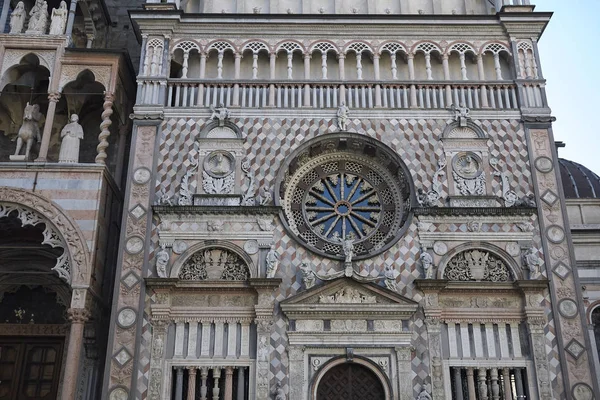 Bergamo Talya Ocak 2019 Santa Maria Maggiore Bazilikası Manzarası — Stok fotoğraf