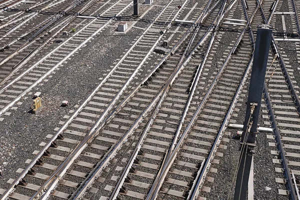 Milan Italy July 2017 Railway Tracks — Stock Photo, Image