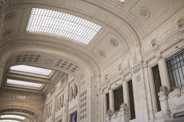 Milano, İtalya - 29 Temmuz 2017: Milan Merkez İstasyonu