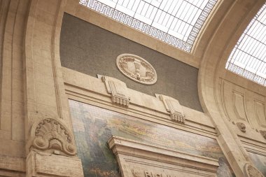 Milano, İtalya - 29 Temmuz 2017: Milan Merkez İstasyonu