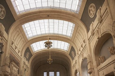 Milano, İtalya - 29 Temmuz 2017: Milan Merkez İstasyonu