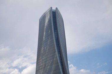 Milano, İtalya - 14 Eylül 2017 : Hadid Kulesi