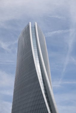 Milano, İtalya - 15 Eylül 2017 : Hadid Kulesi