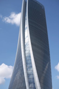 Milano, İtalya - 17 Eylül 2017 : Hadid Kulesi