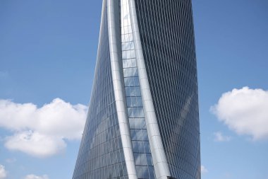 Milano, İtalya - 17 Eylül 2017 : Hadid Kulesi