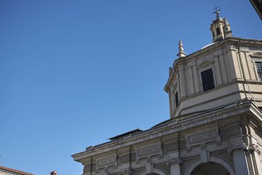 Milano, İtalya - 23 Ekim 2017: San Lorenzo Bazilikası