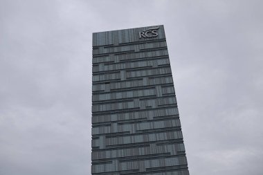 Milano, İtalya - 08 Kasım 2017 : Rizzoli Binası